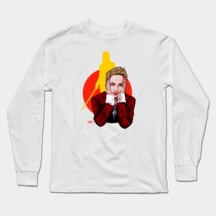 Uma Thurman - An illustration by Paul Cemmick Long Sleeve T-Shirt